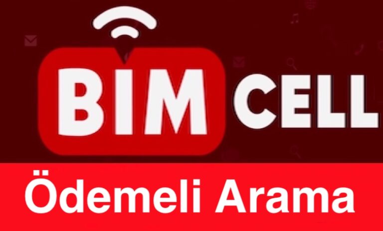 Bimcell Ödemeli Arama ve Beni Ara Mesajı
