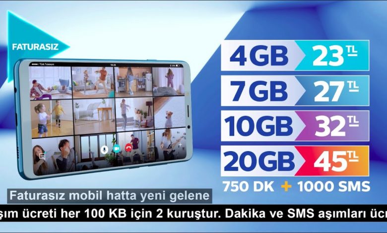 Türk Telekom Faturasız Ucuz Paketler