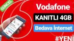 Vodafone Ücretsiz İnternet Kazanma