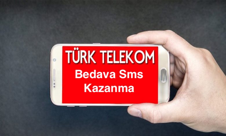 Türk Telekom Bedava Sms Kazanma