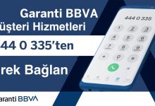 Garanti BBVA Bankası Müşteri Hizmetlerine Direk Bağlanma