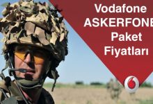 Vodafone Askerfone Hat Fiyatları ve Asker Tarife Paketleri
