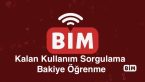 Bimcell Kalan Kullanım Sorgulama ve Bakiye Öğrenme