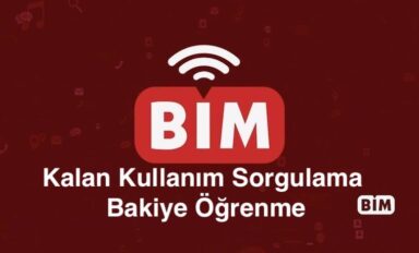 Bimcell Kalan Kullanım Sorgulama ve Bakiye Öğrenme