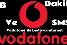 Vodafone Bedava Sms Paketi Kazanma