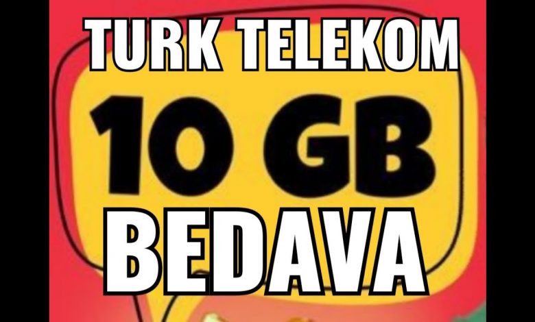Türk Telekom 10 GB Bedava İnternet Kampanyaları
