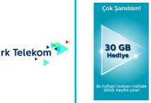 Türk Telekom 4.5 G 30 GB Hediye İnternet Kampanyası