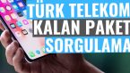 Türk Telekom Kalan Kullanım (İnternet, Mesaj, Konuşma) Sorgulama