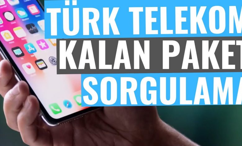 Türk Telekom Kalan Kullanım (İnternet, Mesaj, Konuşma) Sorgulama