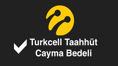 Turkcell Taahhüt Cayma Bedeli Öğrenme ve Hesaplama