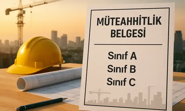 Müteahhitlik Belgesi Nasıl Alınır? Şartları ve Sınıfları 2026
