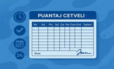 Puantaj Nedir? Kaydı Nedir? Puantaj Cetveli Nasıl Doldurulur?