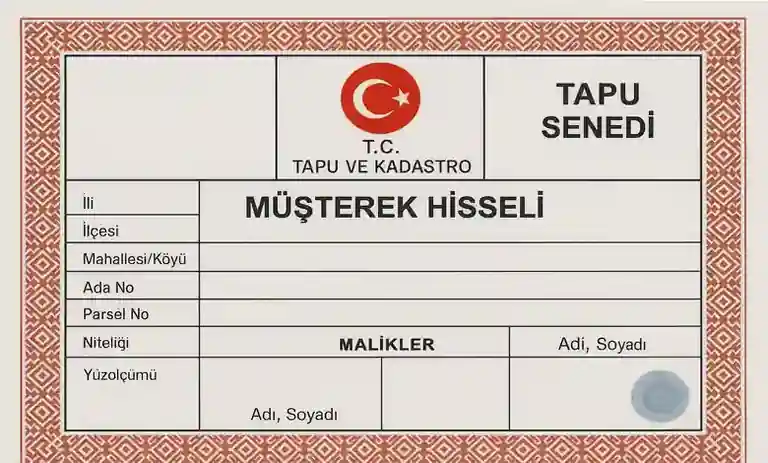 Müşterek Tapu Nedir? Müşterek Tapu Nasıl Alınır ve Satılır?
