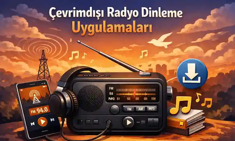 İnternetsiz Çevrimdışı Radyo Dinleme ve En İyi Radyo Uygulamaları