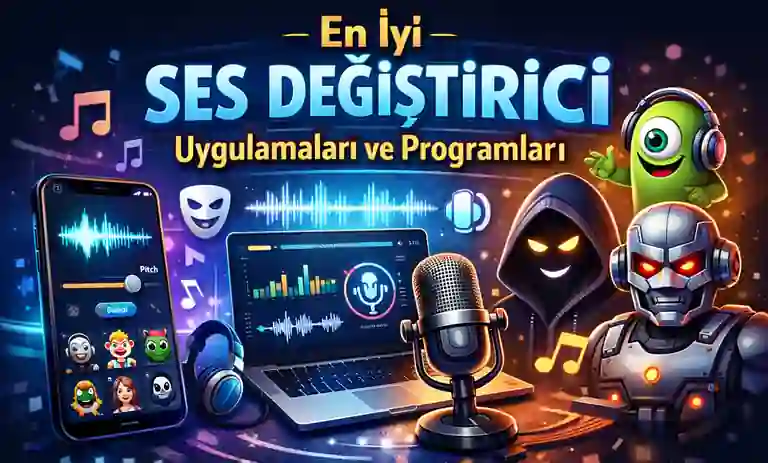 En İyi Ses Değiştirici Uygulamaları ve PC Programları 2026