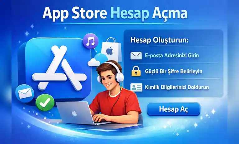 App Store Hesap Açma: Kredi Kartsız Apple Kimliği Oluşturma