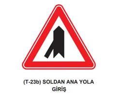 T-23b Soldan Ana Yola Giriş