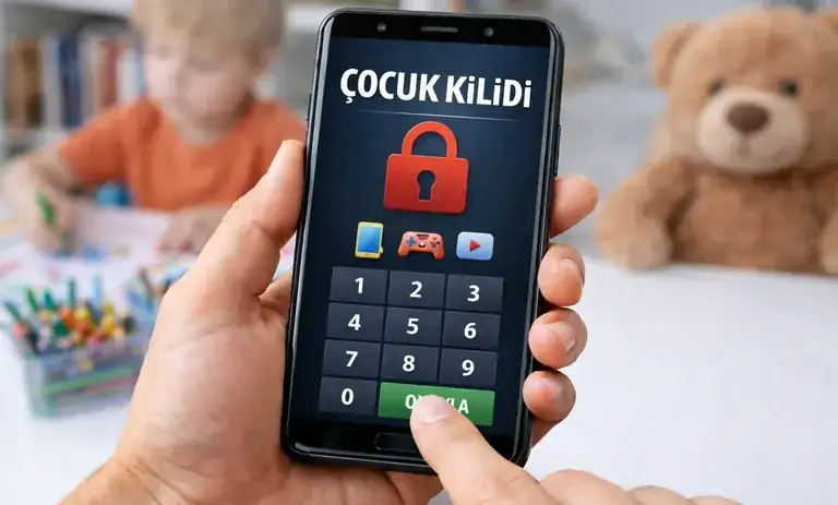 Telefonda Çocuk Kilidi: Rehber Silinmesin Paranız Çekilmesin!