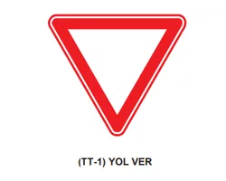 TT-1 Yol Ver Levhası
