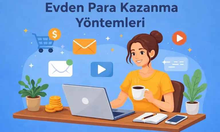 Evden Para Kazanma Yöntemi ve Evde Yapılacak İşler 2026