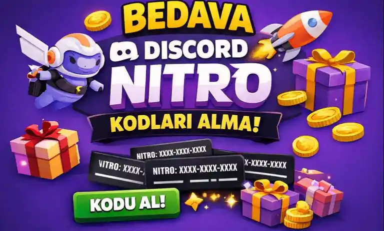 Bedava Discord Nitro Kodları Alma Taktikleri 2026