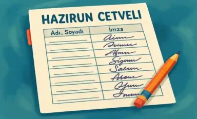 Hazirun Cetveli Nedir? Nereden Alınır? Ne Zaman Hazırlanır?