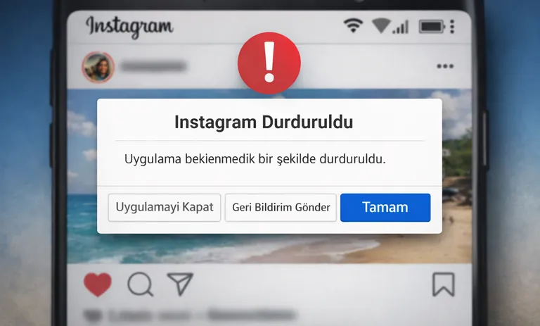 Instagram Durduruldu Hatası için Sorun Çözümü
