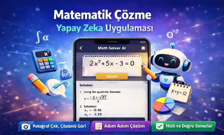 Matematik Soru ve Problemi Çözen Yapay Zeka Aracı 10 Uygulama