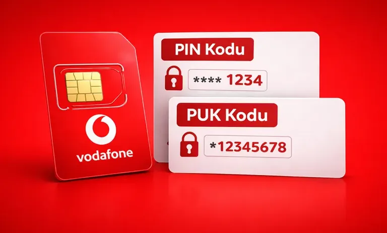 Vodafone PIN ve PUK Kodu: Öğrenme, Değiştirme ve Kaldırma İşlemi