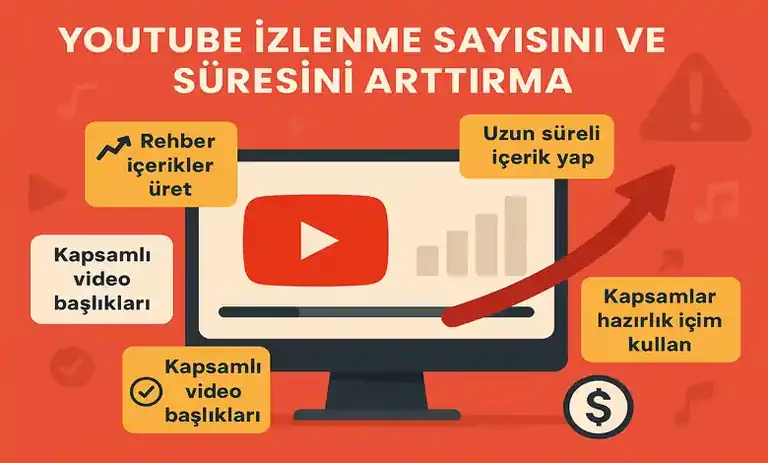 YouTube İzlenme Sayısını ve Süresini Arttırma Yöntemleri 2026